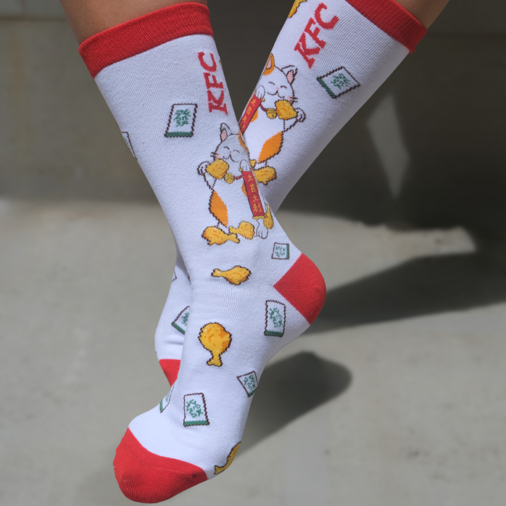 KFC Huat Paws Socks