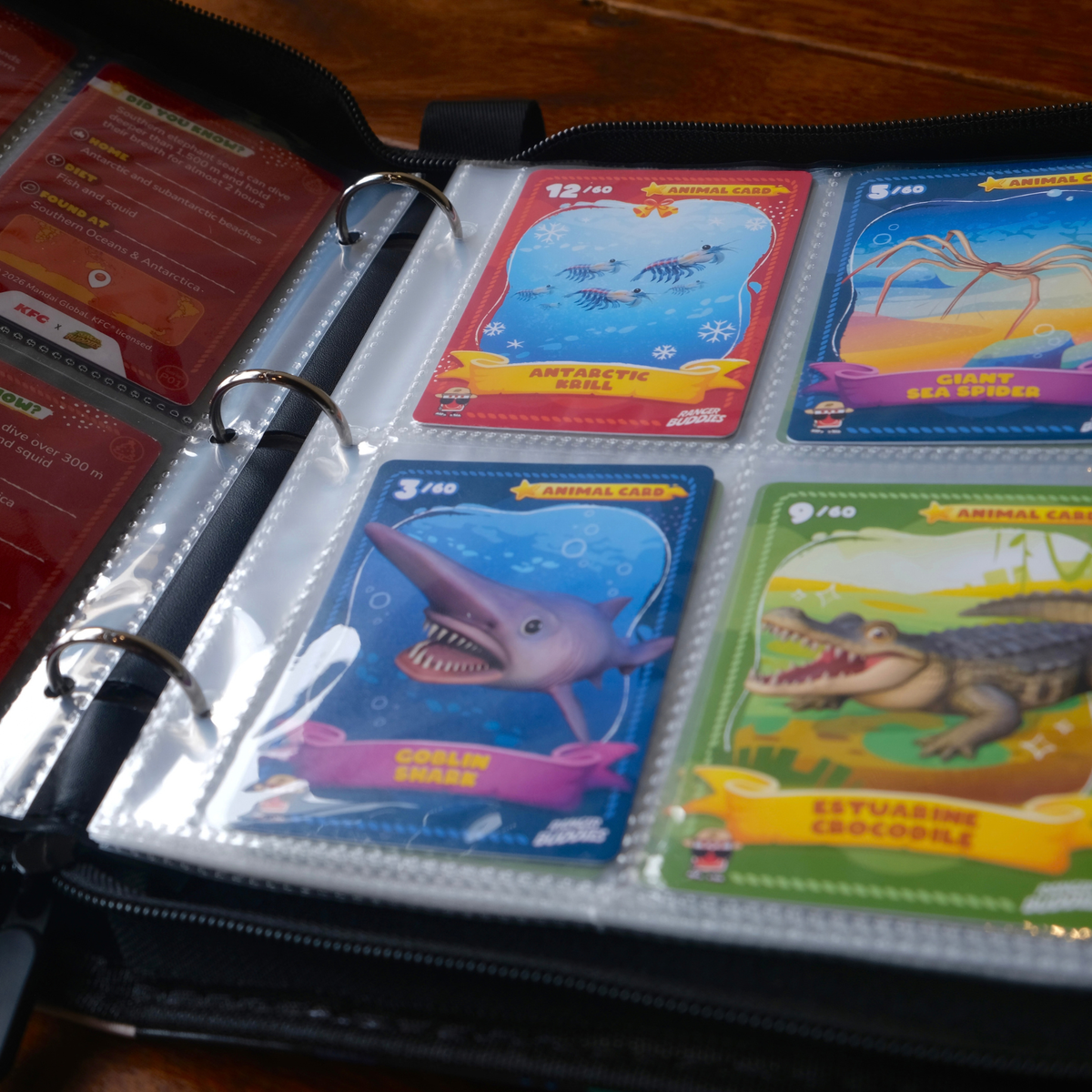 KFC x Ranger Buddies Collectible Card Binder